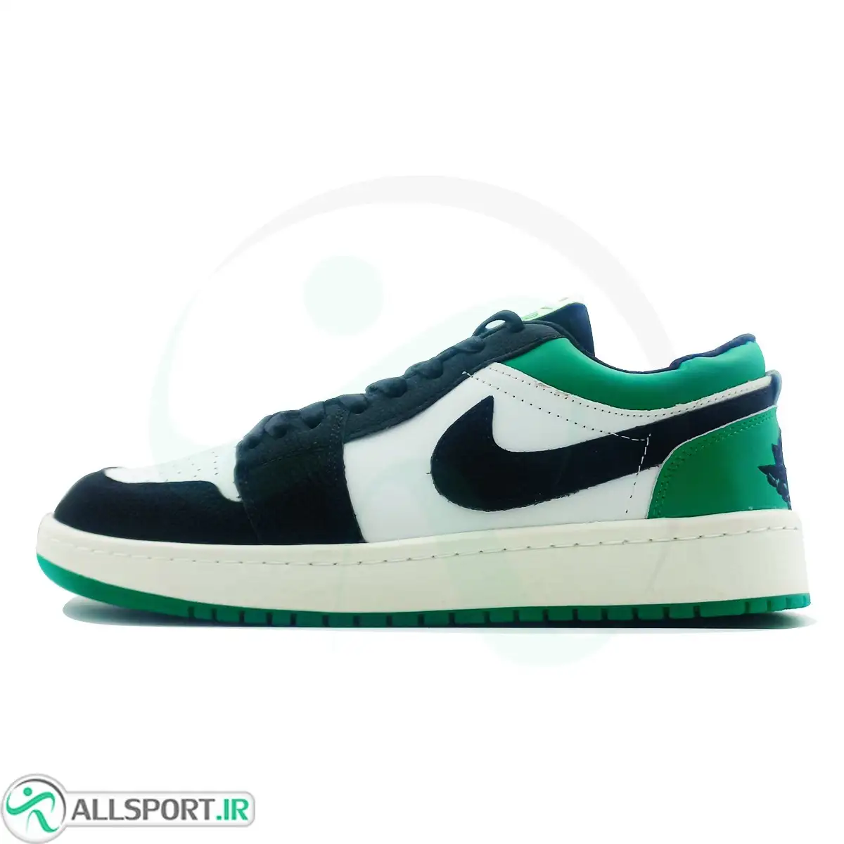 picture کتانی رانینگ نایک جردن  Nike Air Jordan  Black White Green