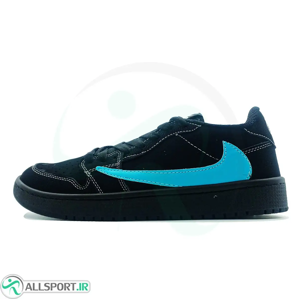 picture کتانی رانینگ نایک جردن تراویس Nike Air Jordan Black Blue