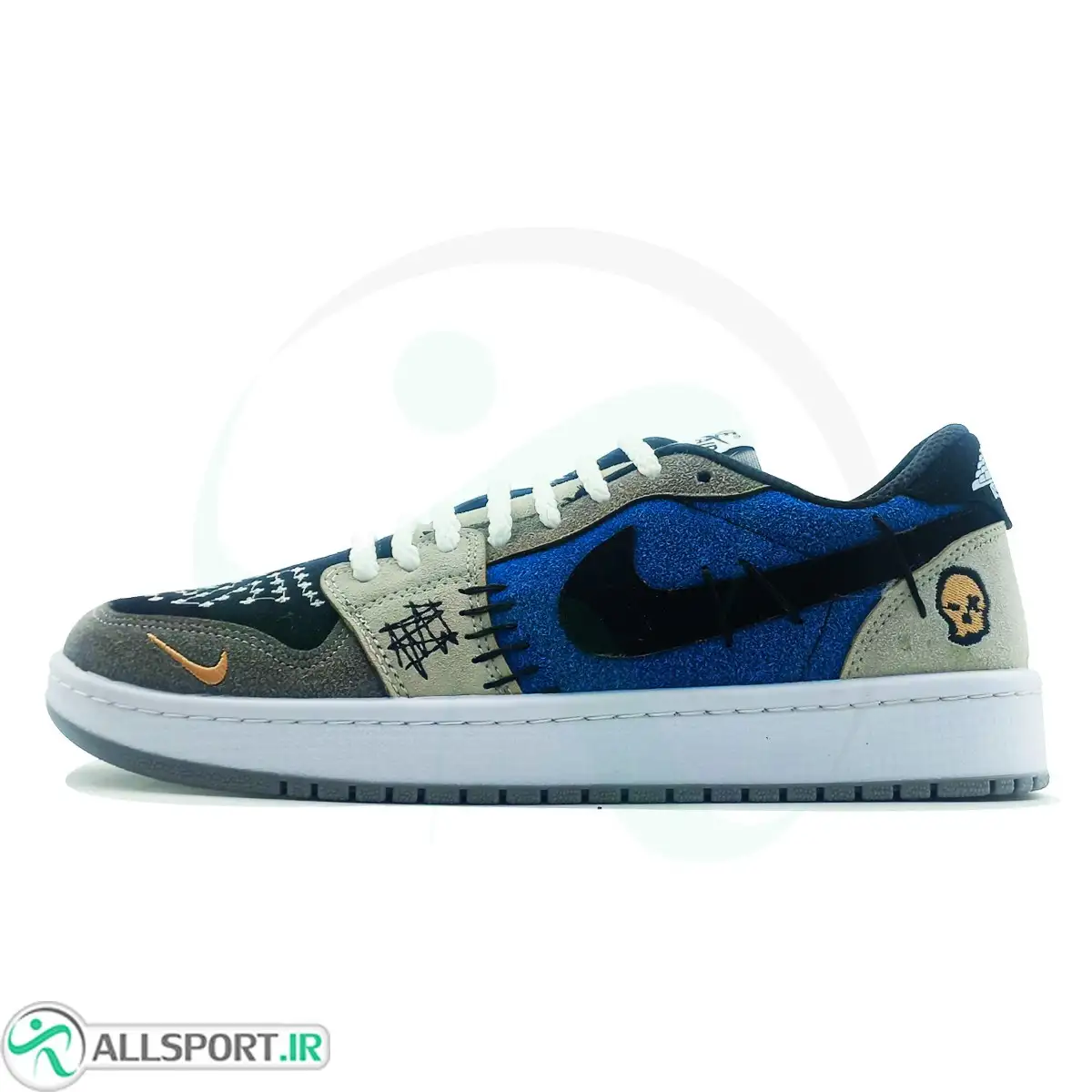 picture کتانی نایک جردن ودوو Nike Air Jordan voodoo Gray Blue