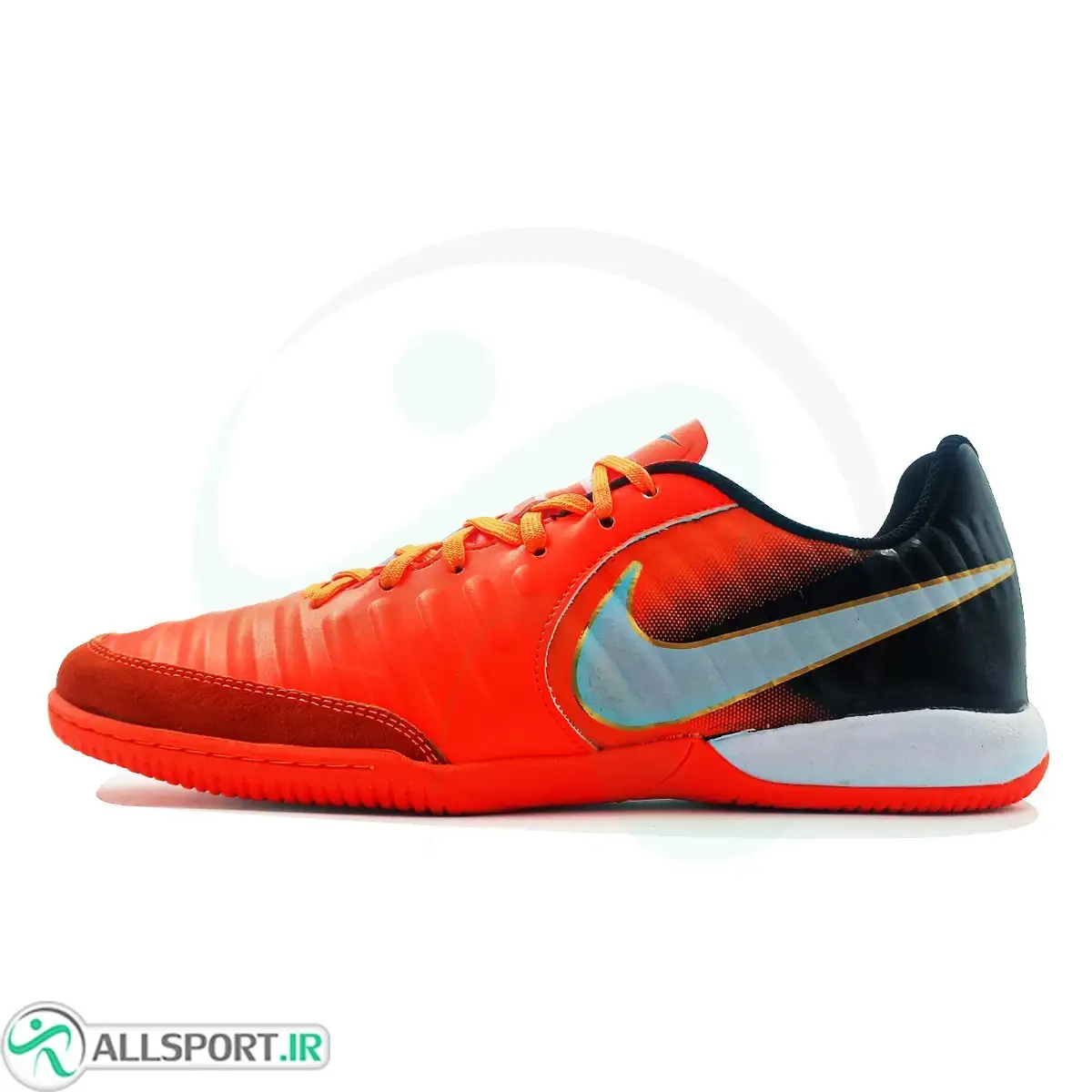 picture کفش فوتسال نایک تمپو ایکس Nike Tiempo X Orange Black