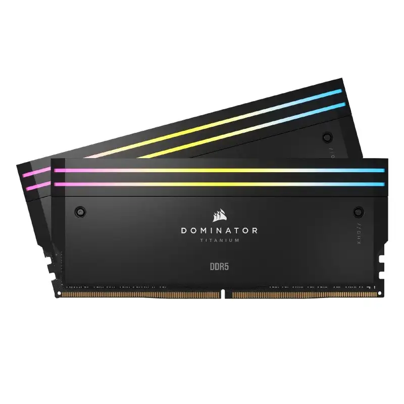 picture رم کامپیوتر Corsair Dominator Titanium RGB DDR5 96GB 6600MHz CL32 Dual