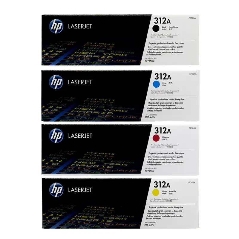 picture کارتریج لیزری رنگی HP LaserJet 312A بسته 4 عددی