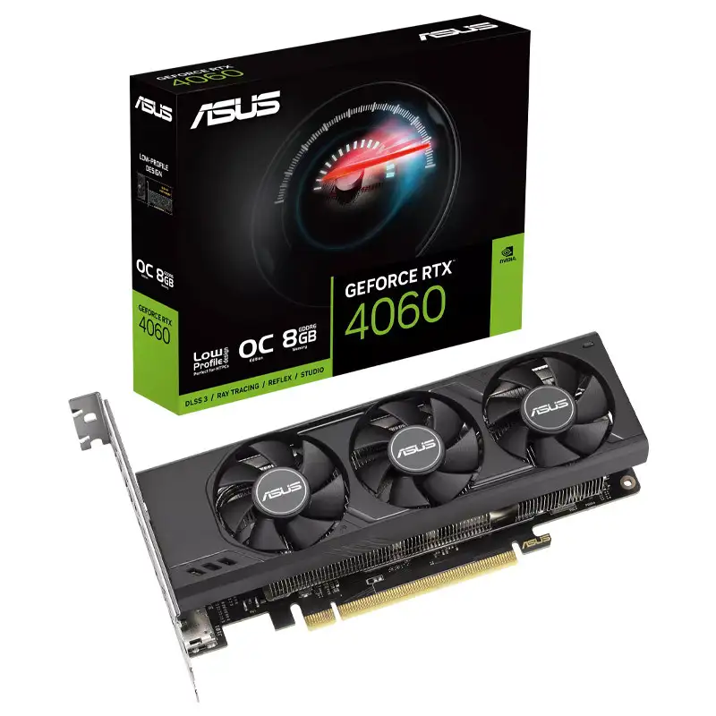 picture کارت گرافیک ASUS GeForce RTX 4060 LP BRK OC Edition 8GB GDDR6 128Bit