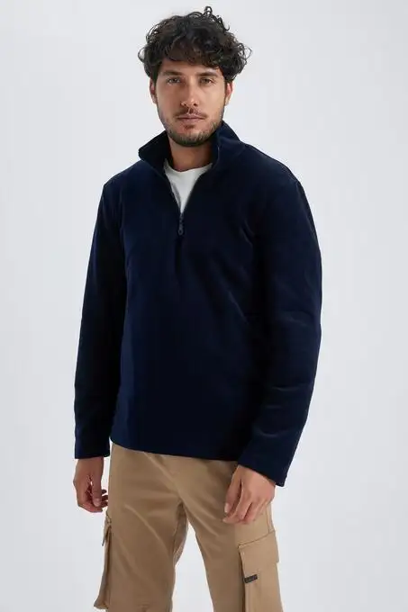 picture پلیور دیفکتو با کد 765514646 ( Regular Fit Dik Yaka Polar Sweatshirt )