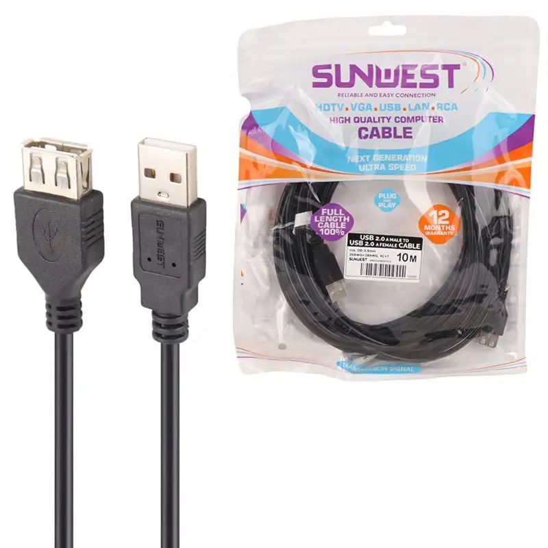 picture کابل افزایش طول Sunwest USB 10m