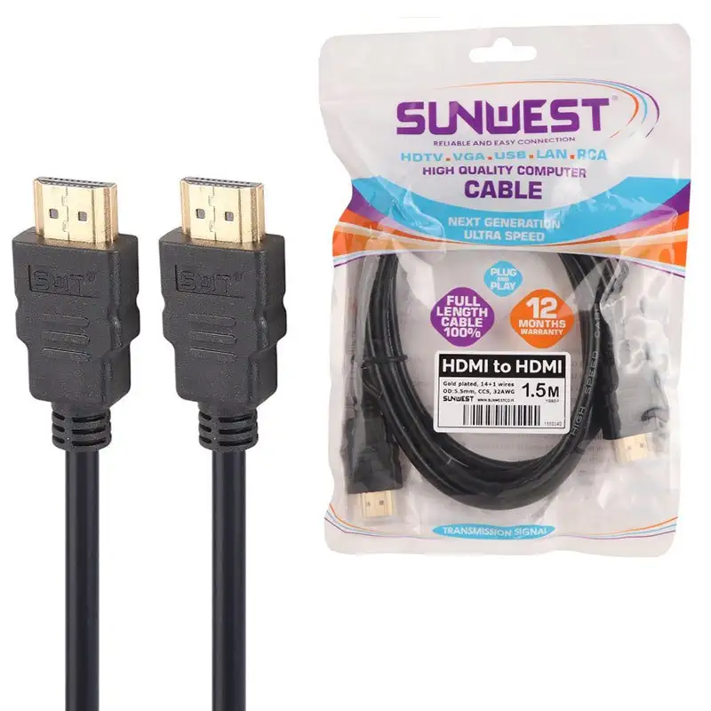 picture کابل HDMI سان وست Sunwest طول 1.5 متر