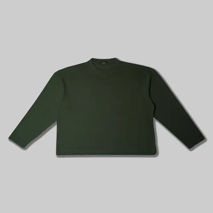 picture پلیور گری با کد ARMY GREEN SWEATER