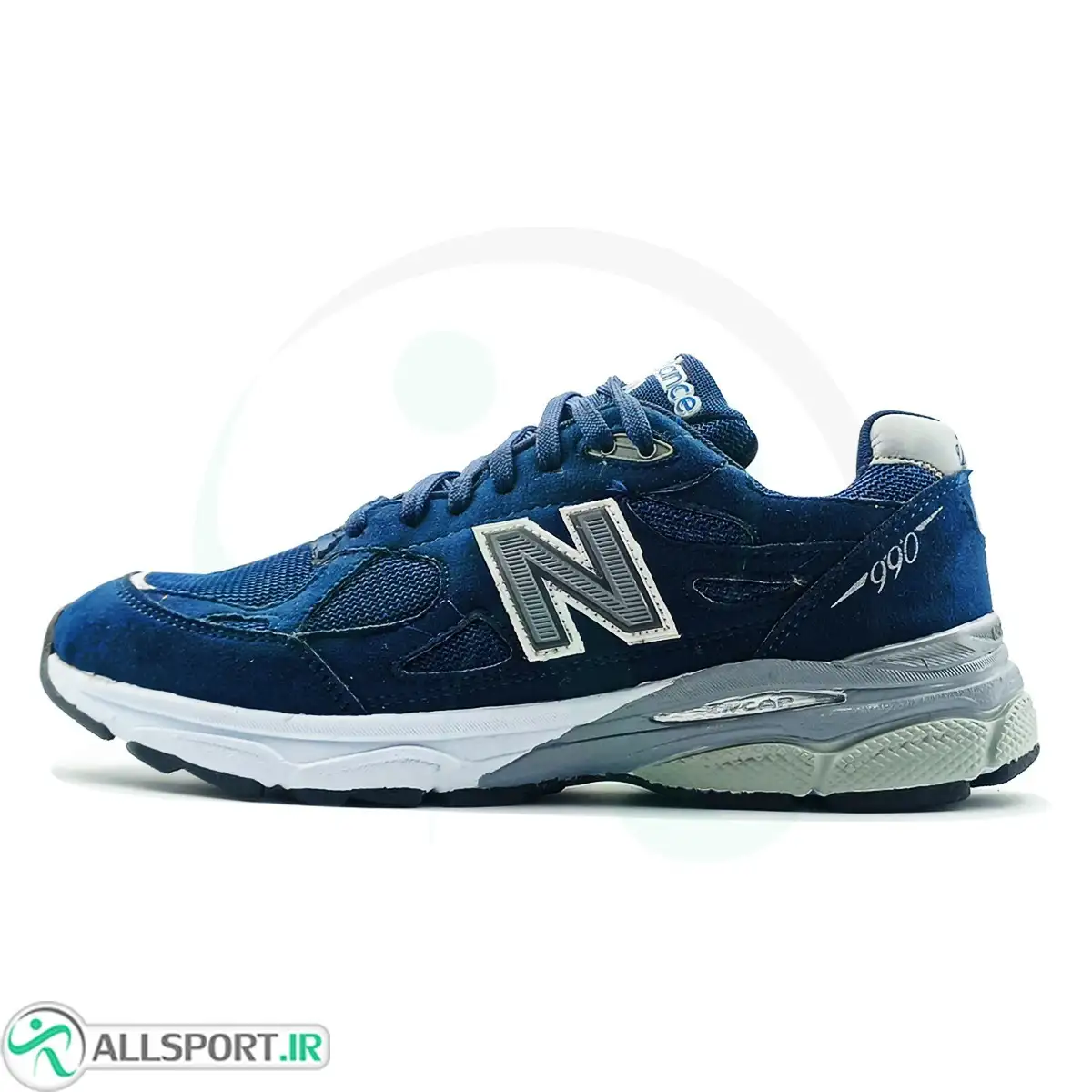 picture کتانی نیوبالانس New Balance 990 Blue Navy White