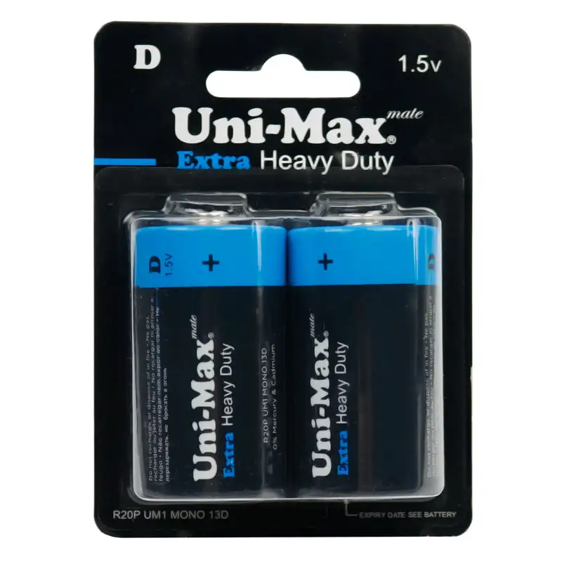 picture باتری دوتایی بزرگ Uni-Max Extra Heavy Duty R20P-UM1 1.5V D