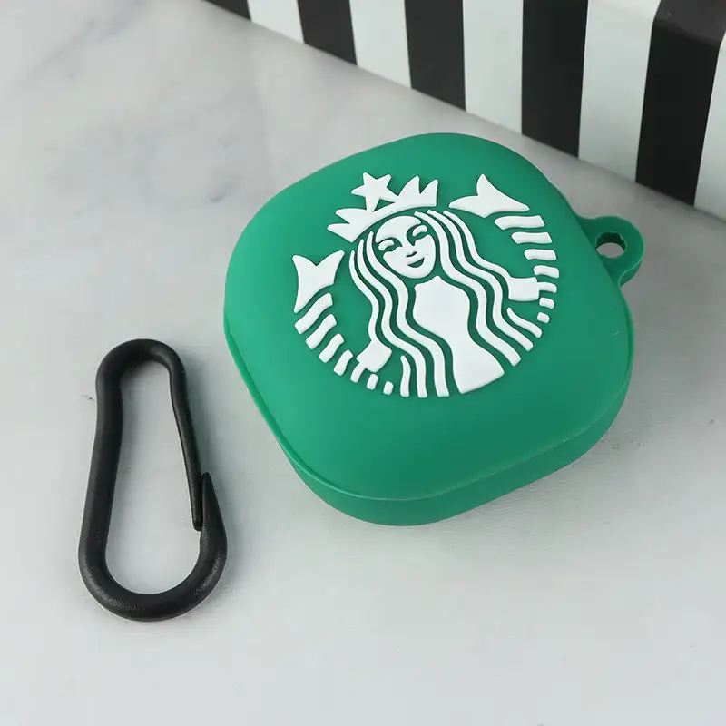 picture کاور سیلیکونی عروسکی گلکسی بادز 2 طرح Starbucks