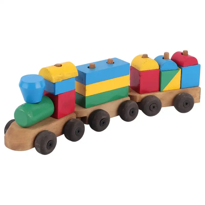 picture اسباب بازی قطار چوبی Wooden Toys