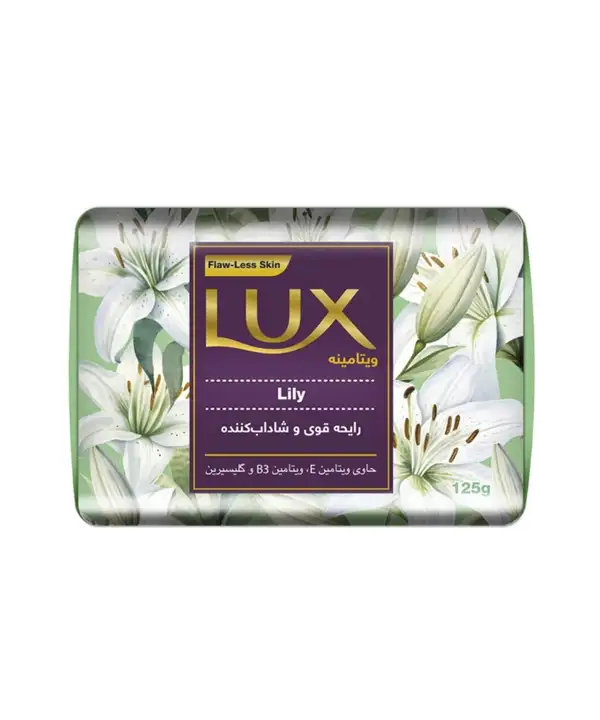 picture صابون ویتامینه لوکس Lux با رایحه گل سفید وزن 125 گرم