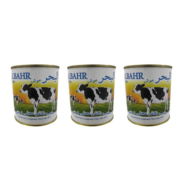  دسر شیر تغلیظ شده شیرین البحر - 387 گرم بسته 3 عددی  2762585