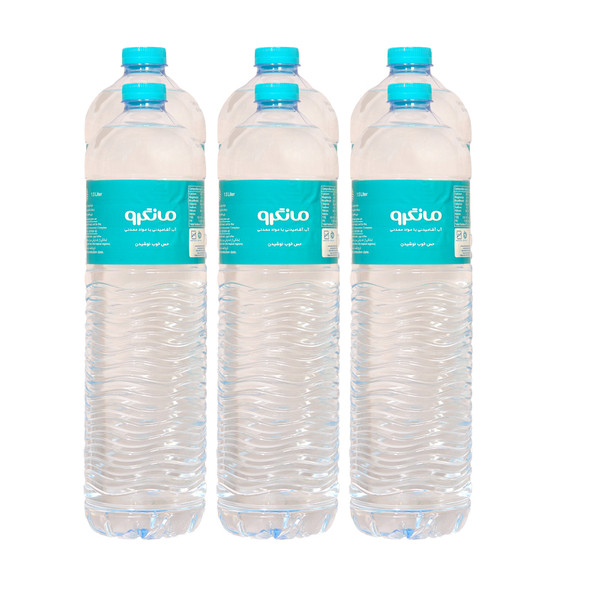 picture آب آشامیدنی با مواد معدنی مانگرو - 1.5 لیتر بسته 6 عددی