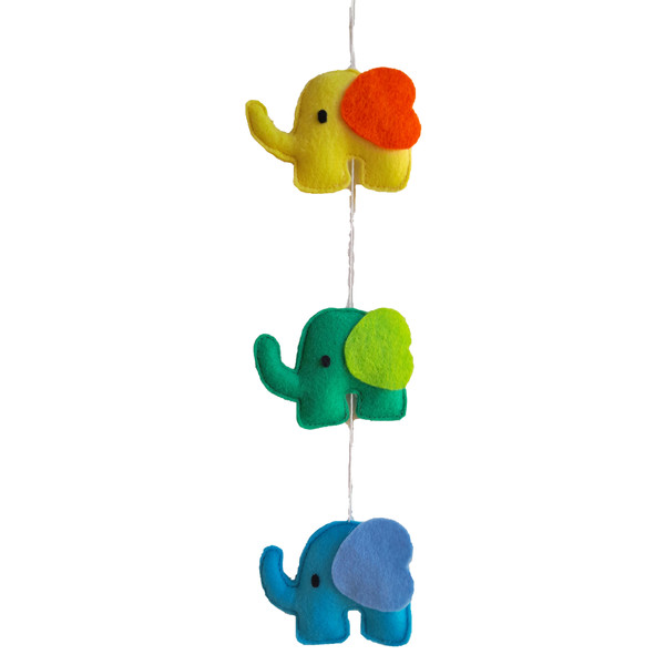 picture آویز تخت کودک مدل فیل