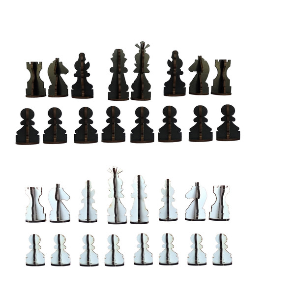 مهره شطرنج کد 16x2 مجموعه 32 عددی 3102991