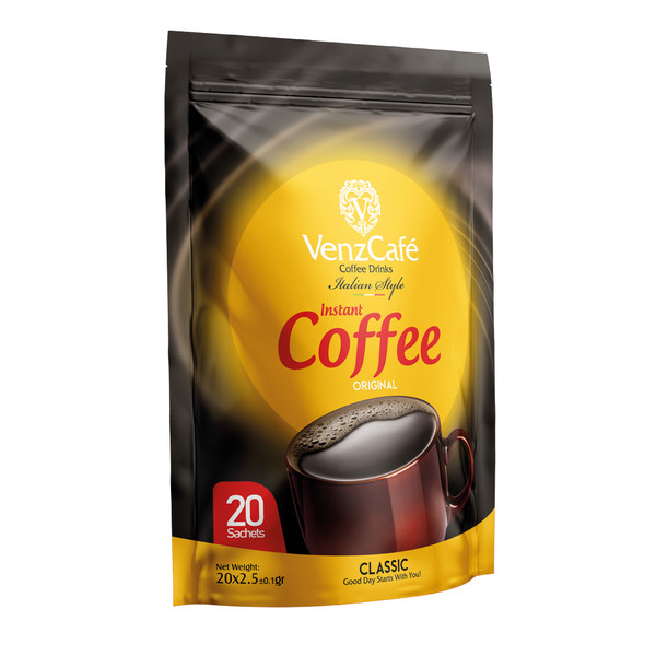 پودر قهوه فوری ونز کافه - 74 گرم  بسته  20 عددی 3119324