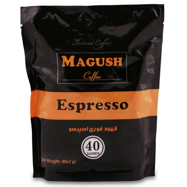 قهوه فوری اسپرسو ماگوش - 2 گرم بسته 40 عددی 3235327