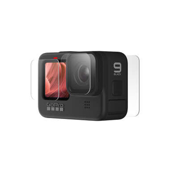 picture محافظ صفحه نمایش و لنز دوربین مدل He910 مناسب برای دوربین ورزشی گوپرو Hero 9 مجموعه 3 عددی