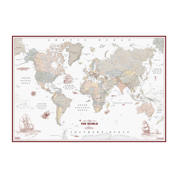 picture نقشه کشورهای جهان گیتاشناسی نوین کد B_2001 