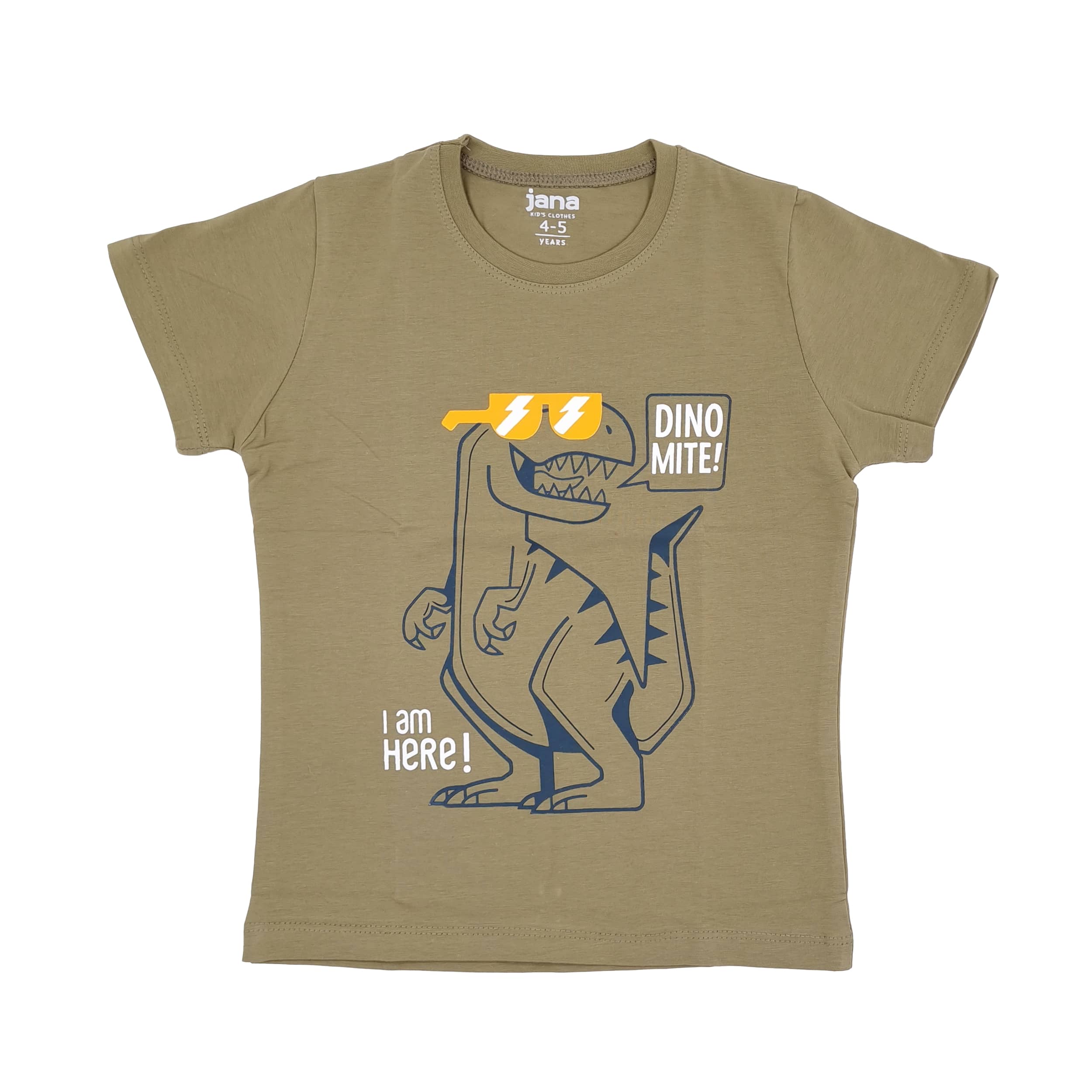 تی شرت آستین کوتاه پسرانه مدل دایناسور خوشتیپ 3377544
