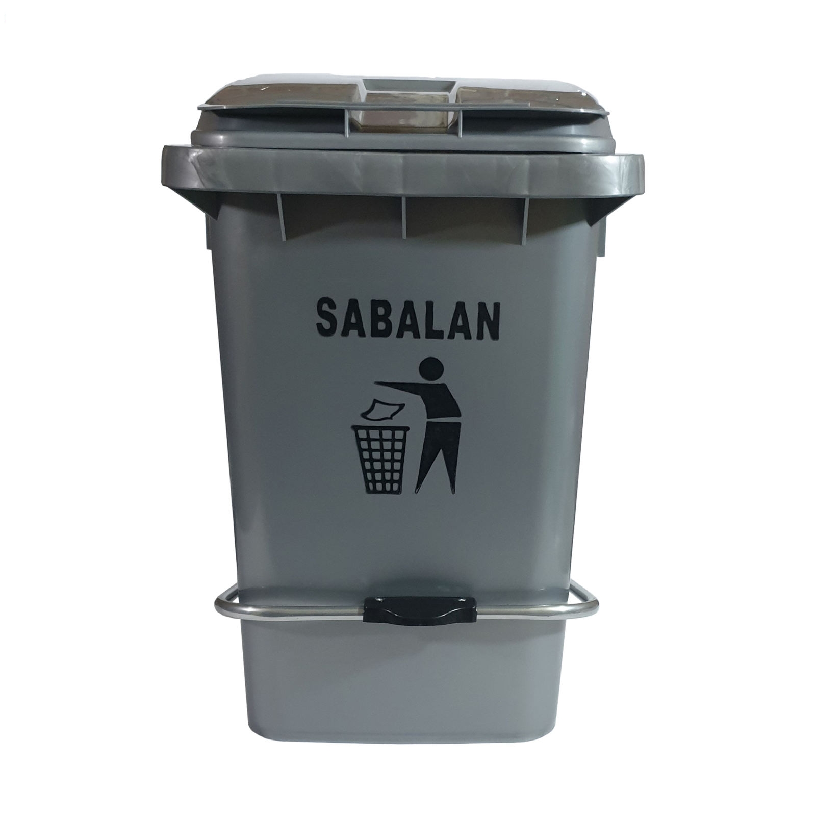 سطل زباله سبلان مدل پدالی کد 60liter 3482053