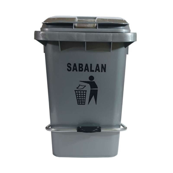 picture سطل زباله سبلان مدل پدال فلزی کد 60L 