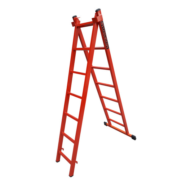 نردبان 14 پله مهرنگار مدل TAK به همراه پایه تعادل  3597626