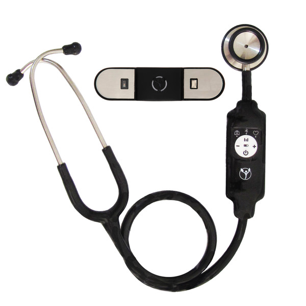picture گوشی پزشکی نبض آوا مدل 01 به همراه دستگاه ثبت نوار قلب مدل 02