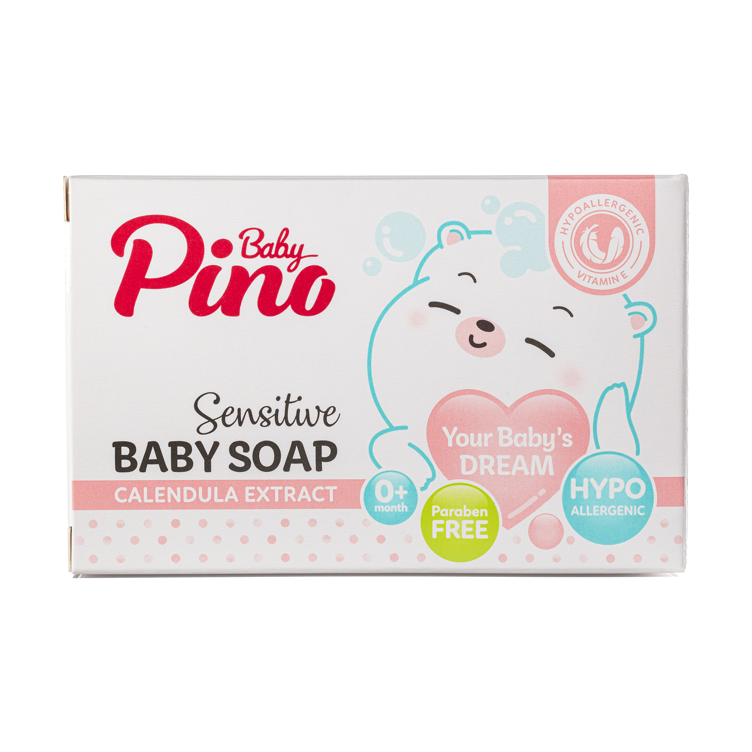 صابون نوزاد و کودک پینو بیبی مدل کرمی مناسب برای پوست حساس وزن 100 گرم 3706028