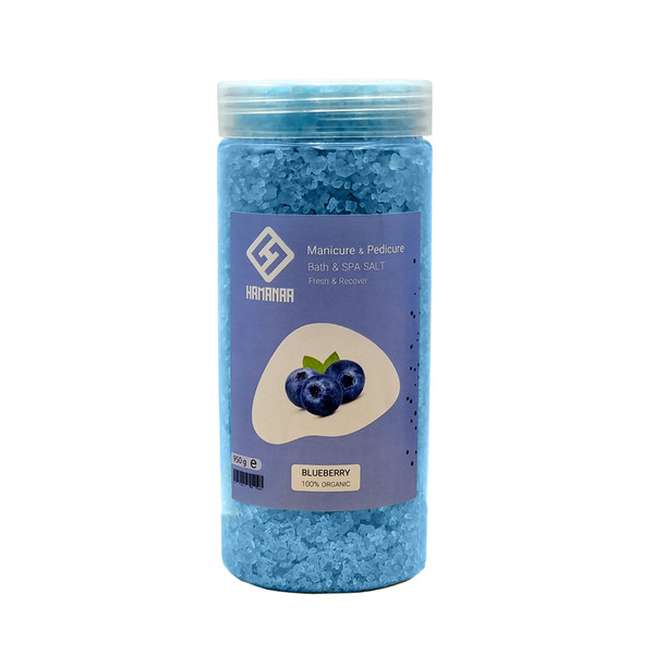نمک حمام هامانا مدل Blueberry وزن 950 گرم 3718588