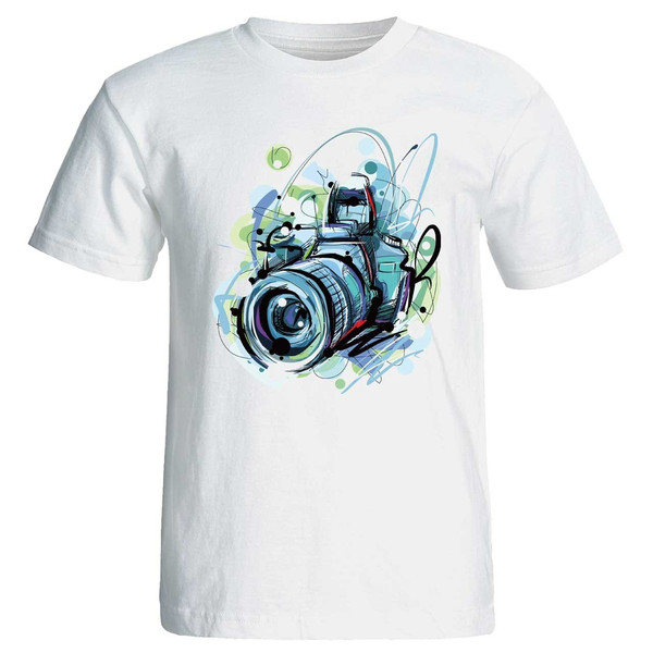 تی شرت زنانه پارس طرح کارتونی دوربین کد 3717 372177
