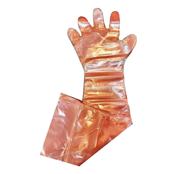 دستکش نظافت یکبار مصرف مدل  ساقه بلند کد B75 بسته 10 عددی 3728368