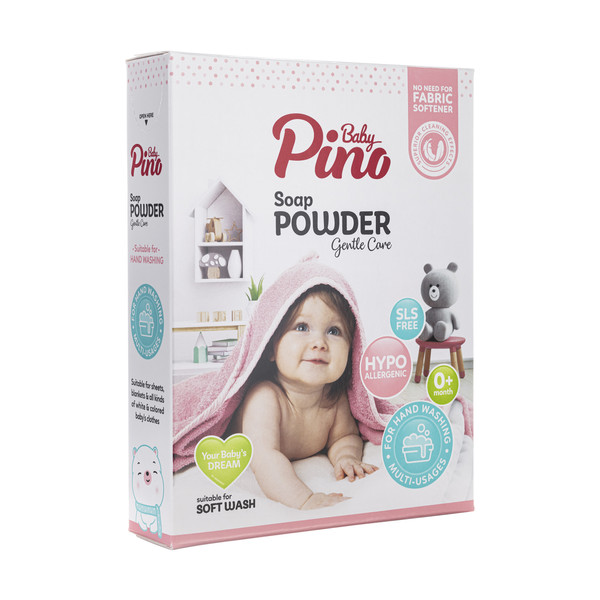 picture پودر صابون نوزاد پینو بیبی مناسب شست و شو با دست وزن 400 گرم