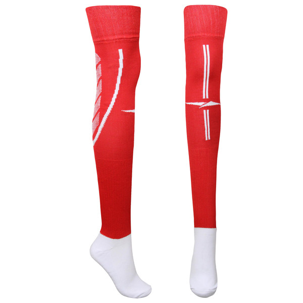 جوراب ورزشی ساق بلند مردانه ماییلدا مدل کف حوله ای کد 4187  رنگ قرمز 3783446