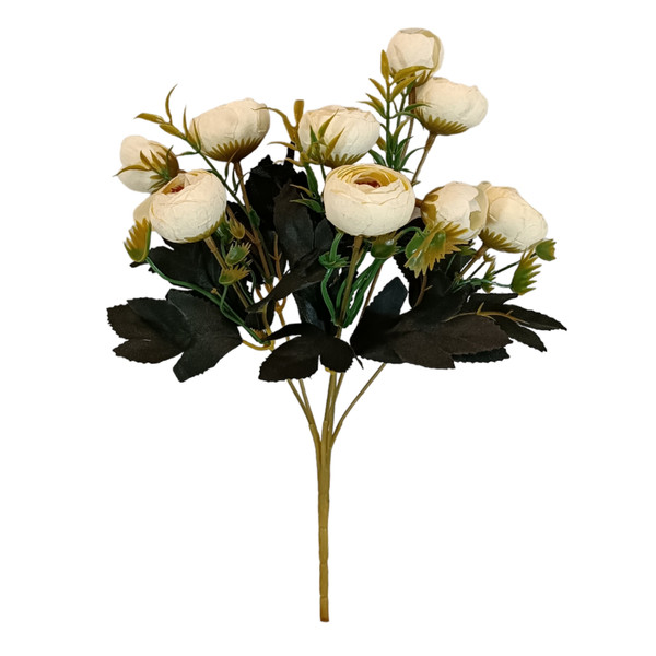 گل مصنوعی مدل بوته نسترن 6 بازو 3848704