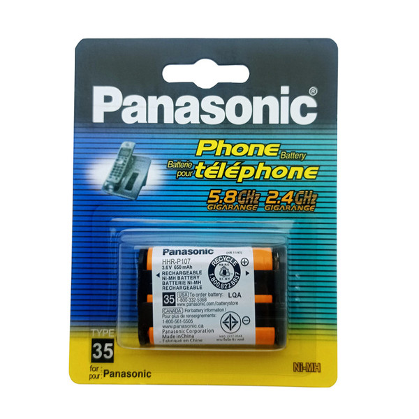باتری تلفن بی سیم پاناسونیک مدل p-107 3868077
