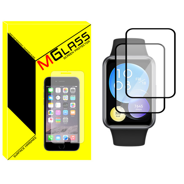محافظ صفحه نمایش نانو ام گلس مدل NMG مناسب برای ساعت هوشمند هوآوی Watch Fit 2 بسته دو عددی 3874895