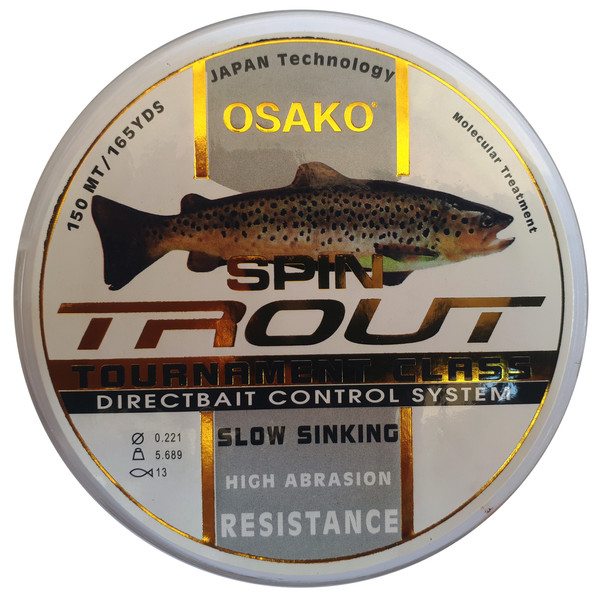 نخ ماهیگیری اوساکو مدل spin trout سایز 0.22 میلی متر 3907558