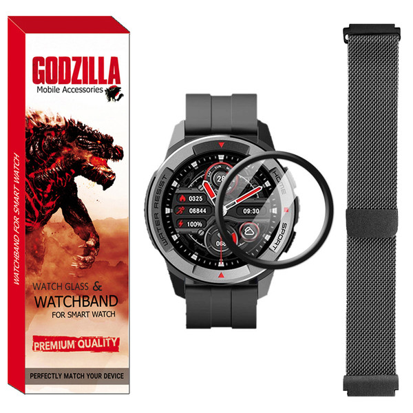 محافظ صفحه نمایش گودزیلا مدل GS-MLS مناسب برای ساعت هوشمند میبرو X1 به همراه بند 3916465