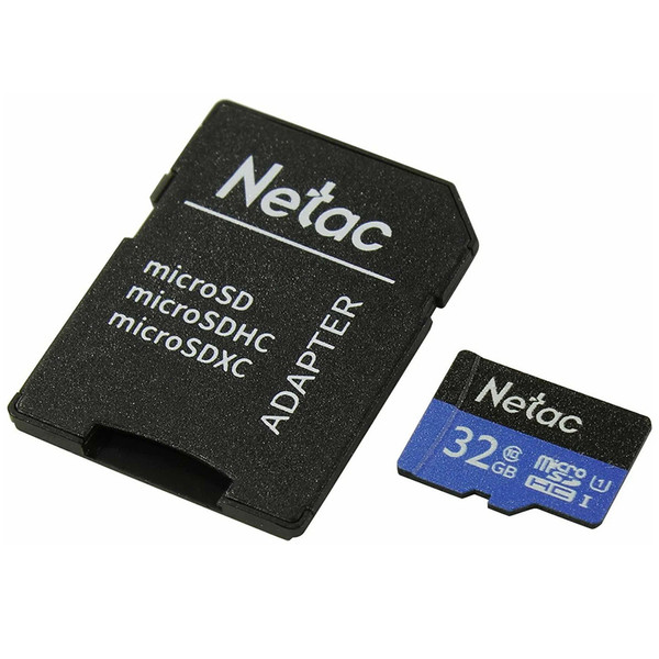 کارت حافظه MicroSDHC نتاک مدل P500 Standard کلاس 10 استاندارد UHS1 سرعت 90MBps ظرفیت 32 گیگابایت به همراه آداپتور SD 3927164
