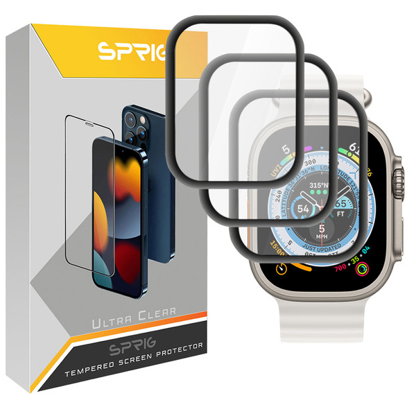 محافظ صفحه نمایش نانو اسپریگ مدل SPG مناسب برای ساعت هوشمند HW8 Ultra Max بسته سه عددی 3962107