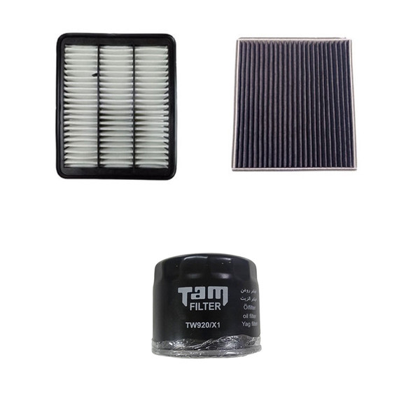   فیلتر روغن تام مدل TW920/X1 مناسب برای ام وی ام 530 به همراه فیلتر هوا و فیلتر کابین  4000172