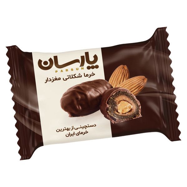 خرما شکلات تلخ با مغز بادام پارسان - 1 کیلوگرم 4021254