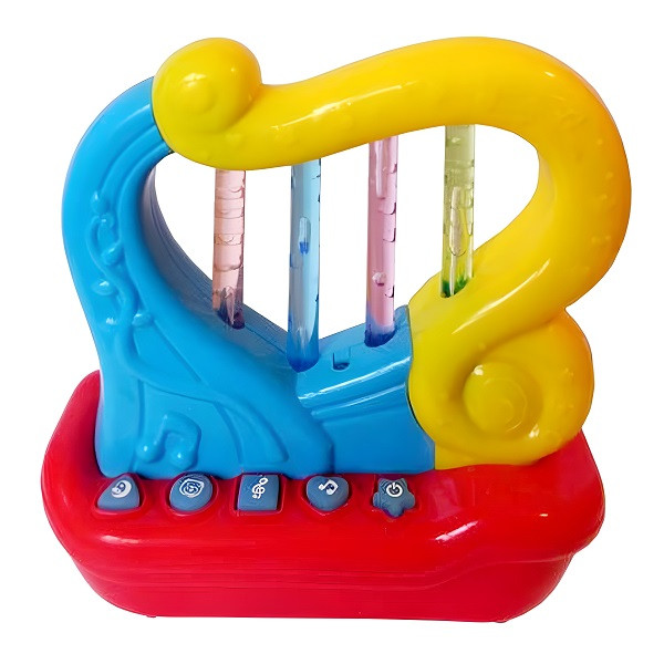  بازی آموزشی موزیکال طرح چنگ مدل Funny Harp کد 65153 4034351