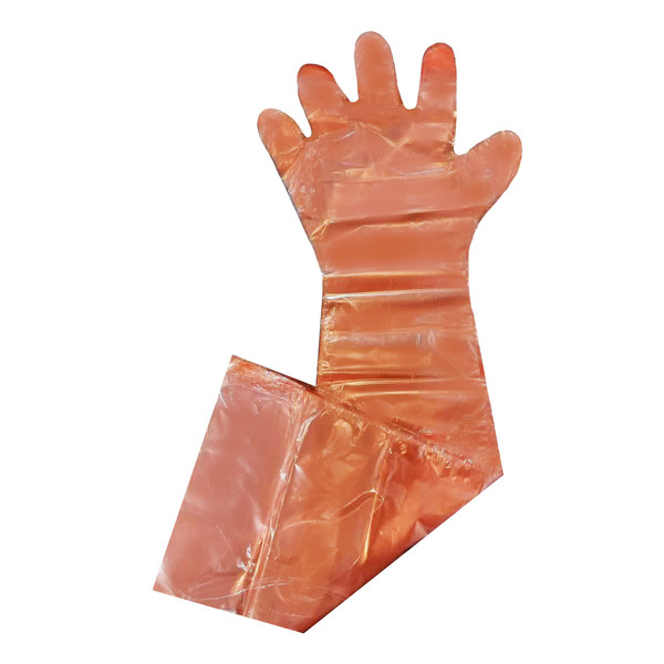دستکش نظافت یکبار مصرف مدل ساقه بلند کد B75 بسته 100 عددی 4036846