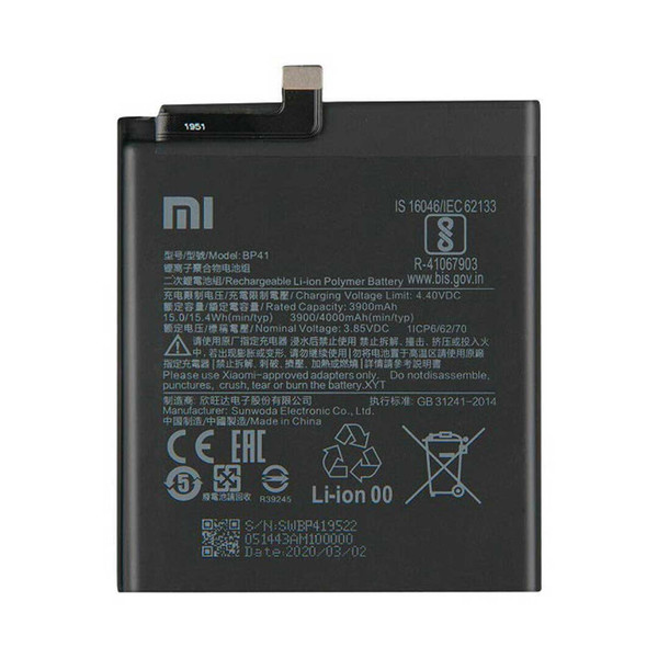 باتری موبایل مدل BP41 ظرفیت 4000 میلی آمپر ساعت مناسب برای گوشی موبایل شیائومی  Redmi K20 / Mi 9T 4056612