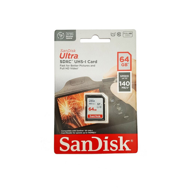 کارت حافظه SDXC سن دیسک مدل Ultra کلاس 10 استاندارد UHS-I U1 سرعت 140MBps ظرفیت 64 گیگابایت 4071802