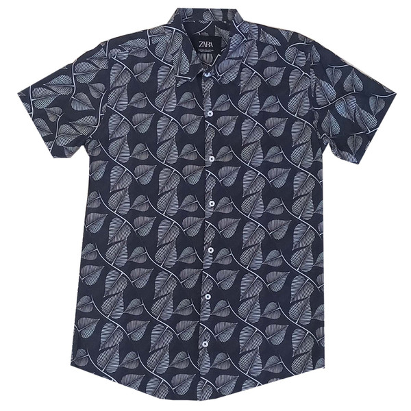پیراهن آستین کوتاه مردانه مدل هاوایی 4104197