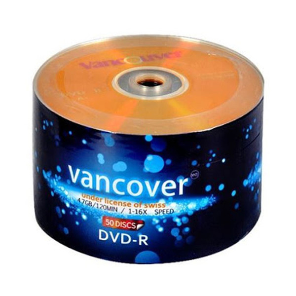 دی وی دی خام ونکوور مدل DVD-R بسته 50 عددی 4116537